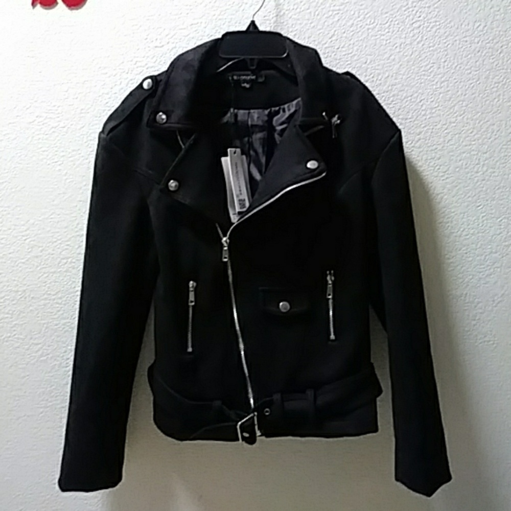 New Woman's black and Silver jacket Large